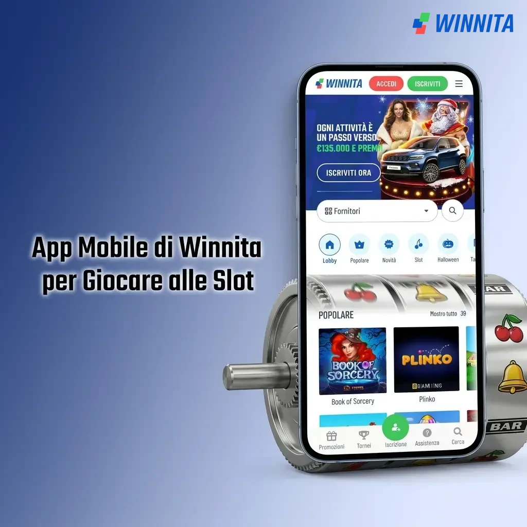 App mobile Winnita per slot: installazione, navigazione e gioco su smartphone e tablet iOS e Android