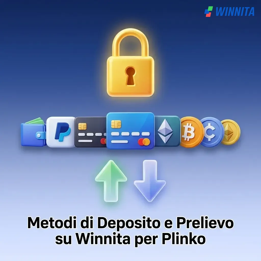 Metodi di pagamento Winnita per Plinko: CartaSì, Satispay, VISA, Mastercard, Postepay e Nexi disponibili in Italia