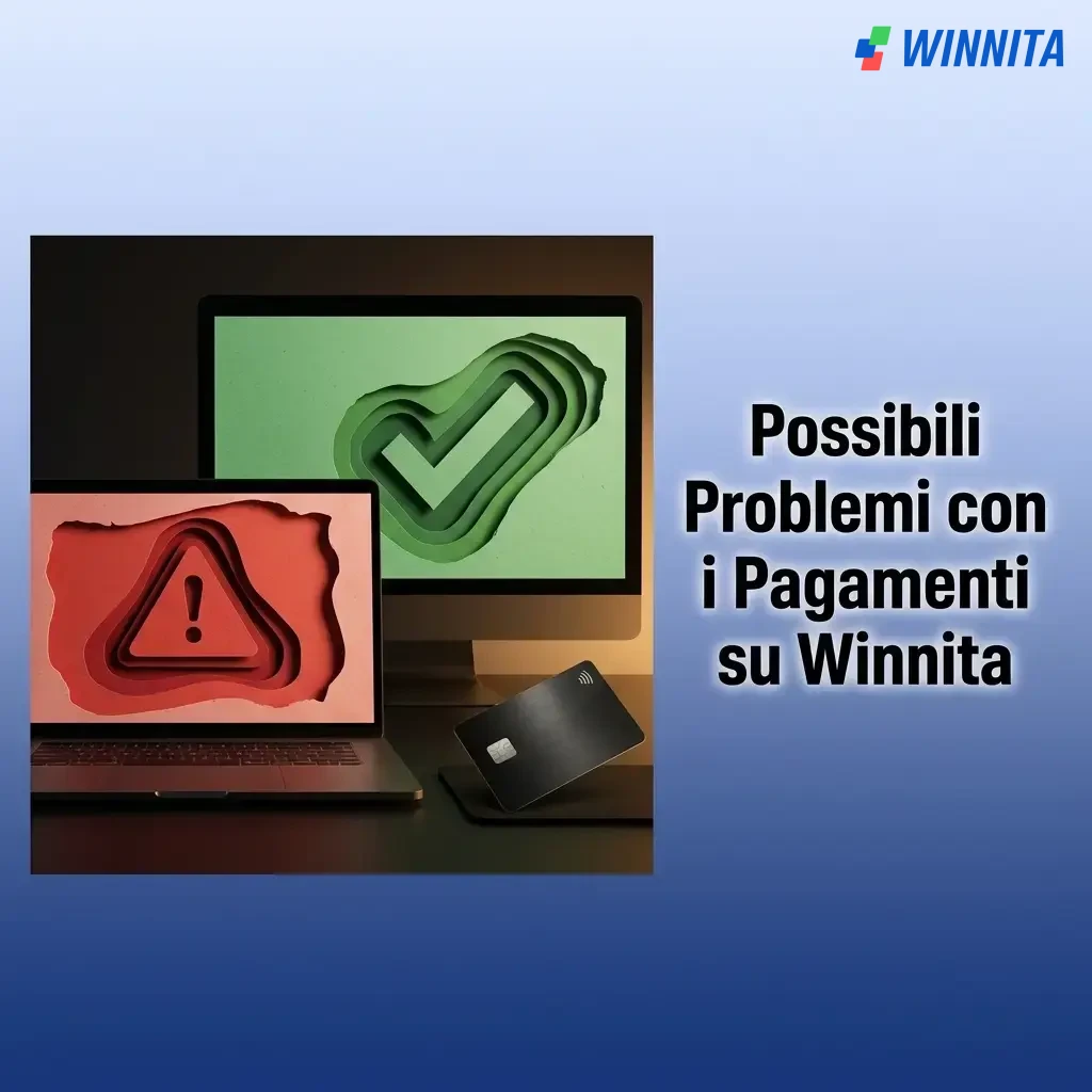 Problemi comuni con i pagamenti su Winnita: depositi, prelievi e metodi rifiutati, con soluzioni pratiche.