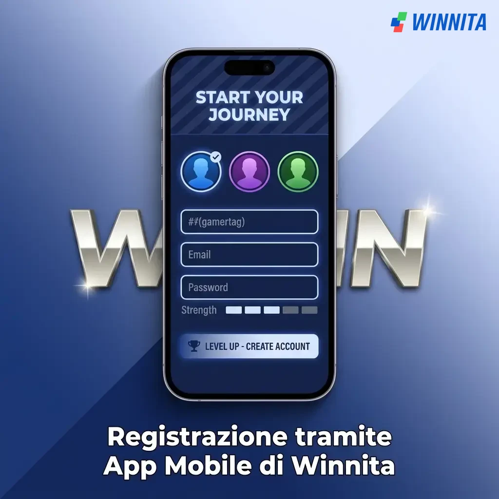 Registrazione sull'app mobile Winnita: guida passo passo per creare un account e attivare le offerte di benvenuto